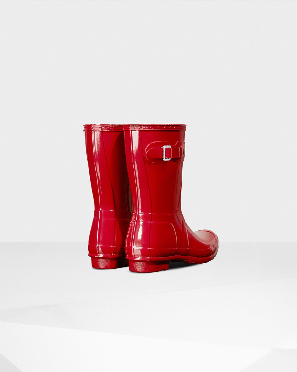 Hunter Mujer Original Gloss - Botas de Lluvia Rojas - 271-VXAULC